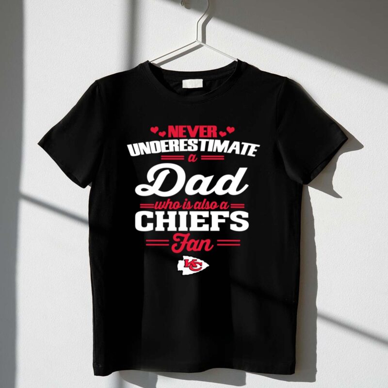 Never Underestimate A Dad Who Is Also A Kansas City Chiefs Fan 1 T Shirt.jpg