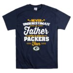 Never Underestimate A Father Who Is Also A Packers Fan T Shirt 7.jpg