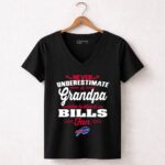 Never Underestimate A Grandpa Who Is Also A Bills Fan 7 Womens V Neck.jpg