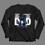 New England Patriots Dad sons first hero daughters first love 4 Long Sleeves.jpg