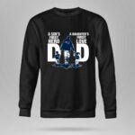 New England Patriots Dad sons first hero daughters first love 9 Sweatshirt.jpg