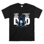 New England Patriots Dad sons first hero daughters first love T Shirt 6.jpg