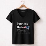 New England Patriots Like A Normal Dad But So Much Cooler 7 Womens V Neck.jpg
