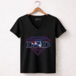 New England Patriots Super Dad Superman 7 Womens V Neck.jpg
