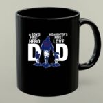 New York Giants Dad a sons first hero a daughters first love 1 mug.jpg