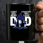 New York Giants Dad a sons first hero a daughters first love 3 mug.jpg