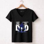 New York Giants Dad a sons first hero a daughters first love 7 Womens V Neck.jpg