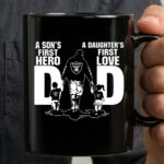 Oakland Raiders Dad sons first hero daughters first love 3 mug.jpg