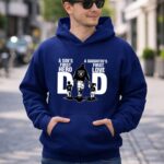 Oakland Raiders Dad sons first hero daughters first love 8 Hoodie.jpg
