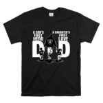 Oakland Raiders Dad sons first hero daughters first love T Shirt 6.jpg