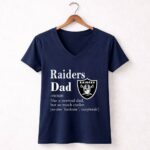 Oakland Raiders Like A Normal Dad But So Much Cooler 5 Womens V Neck.jpg
