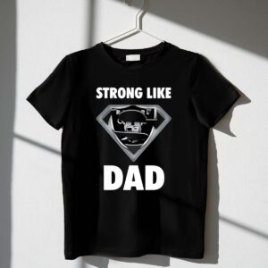 Oakland Raiders Strong Like Dad Superman 1 T Shirt.jpg