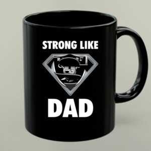 Oakland Raiders Strong Like Dad Superman 1 mug.jpg