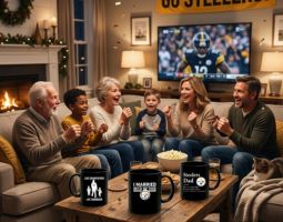 Pittsburgh Steelers Dad Mug Banner