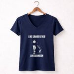 Pittsburgh20Steelers20Like20GrandFather20Like20GrandSon 5 Womens V Neck 1.jpg