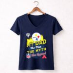 Pittsburgh20Steelers20My20Dad20the20Man20the20Myth20the20Legend20NFL20AFC 5 Womens V Neck 1.jpg