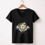 Pittsburgh20Steelers20Superdad20Shield 7 Womens V Neck 1.jpg