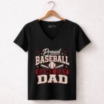 Proud Baseball Game Day Dad 7 Womens V Neck.jpg