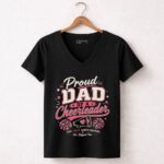 Proud Dad Of A Cheerleader 7 Womens V Neck.jpg