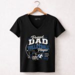 Proud Dad Of A Volleyball Player 7 Womens V Neck.jpg
