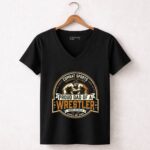 Proud Dad Of A Wrestler 7 Womens V Neck.jpg