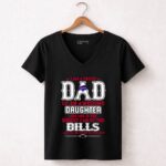Proud Of Dad Of An Awesome Daughter Buffalo Bills 7 Womens V Neck.jpg