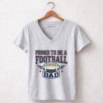 Proud To Be A Football Dad 9 Womens V Neck.jpg