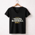 Proud Travel Baseball Dad 7 Womens V Neck.jpg