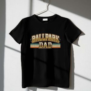 Retro Ballpark Dad 1 T Shirt.jpg