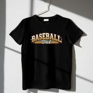 Retro Baseball Dad 1 T Shirt.jpg