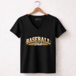 Retro Baseball Dad 7 Womens V Neck.jpg