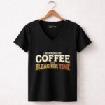 Running On Coffee And Bleacher Time 7 Womens V Neck.jpg
