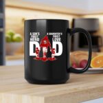 San Francisco 49ers Dad sons first hero daughters first love 2 mug.jpg