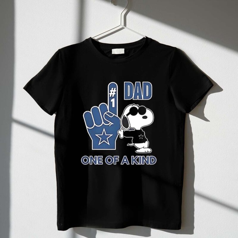 Snoopy Dallas Cowboys 1 DAD One Of A Kind 1 T Shirt 1.jpg