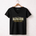 Softball Dad Ballpark Legend 7 Womens V Neck.jpg