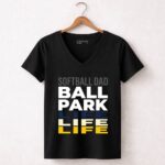Softball Dad Ballpark Life 7 Womens V Neck.jpg