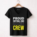 Softball Dad Bleacher Crew 7 Womens V Neck.jpg