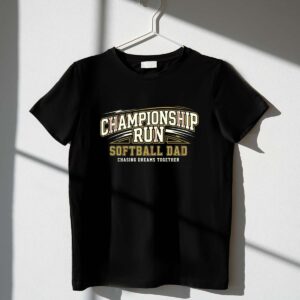 Softball Dad Championship Run 1 T Shirt.jpg