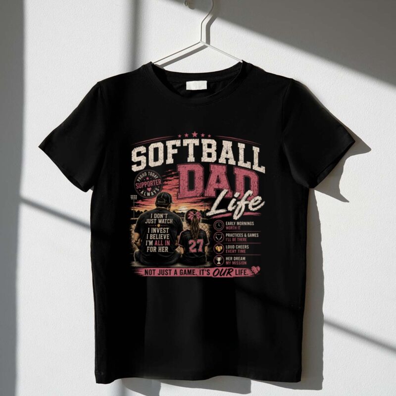 Softball Dad Life 1 T Shirt.jpg
