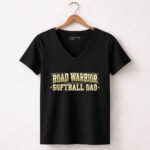 Softball Dad Road Warrior 7 Womens V Neck.jpg