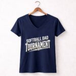 Softball Dad Tournament 5 Womens V Neck.jpg