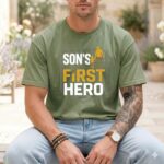 Sons First Hero Football Comfort Colors T Shirt 3.jpg