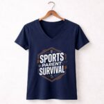 Sports Parent Survival 5 Womens V Neck.jpg