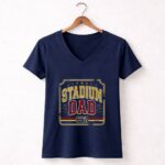 Stadium Dad Vintage 5 Womens V Neck.jpg