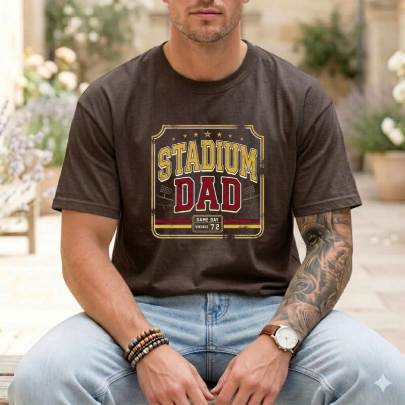 Stadium Dad Vintage Comfort Colors T Shirt 1.jpg