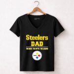 Steelers Dad The Man The Myth The Legend 7 Womens V Neck.jpg