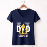 Steelers20Dad20a20sons20first20hero20a20daughters20first20love 5 Womens V Neck 1.jpg