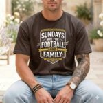 Sundays Are For Football And Family Comfort Colors T Shirt 1.jpg