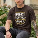 Sundays Are For Football And Family Comfort Colors T Shirt 5.jpg