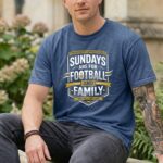 Sundays Are For Football And Family Comfort Colors T Shirt 8.jpg